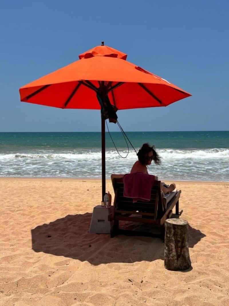 Ansicht Privatstrand