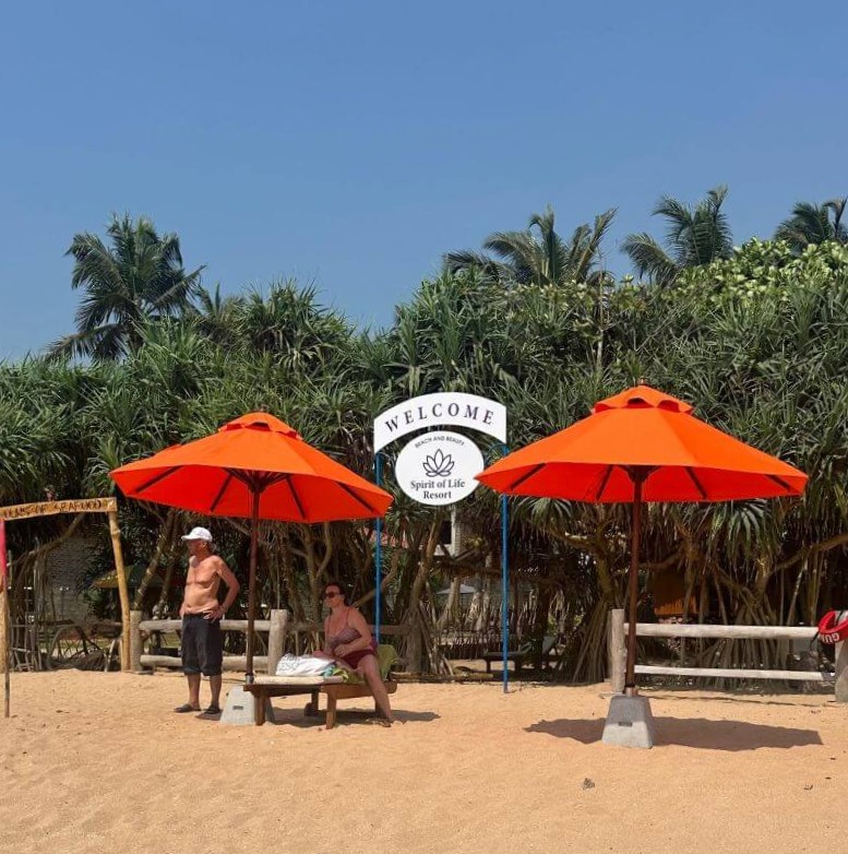 Ansicht Privatstrand